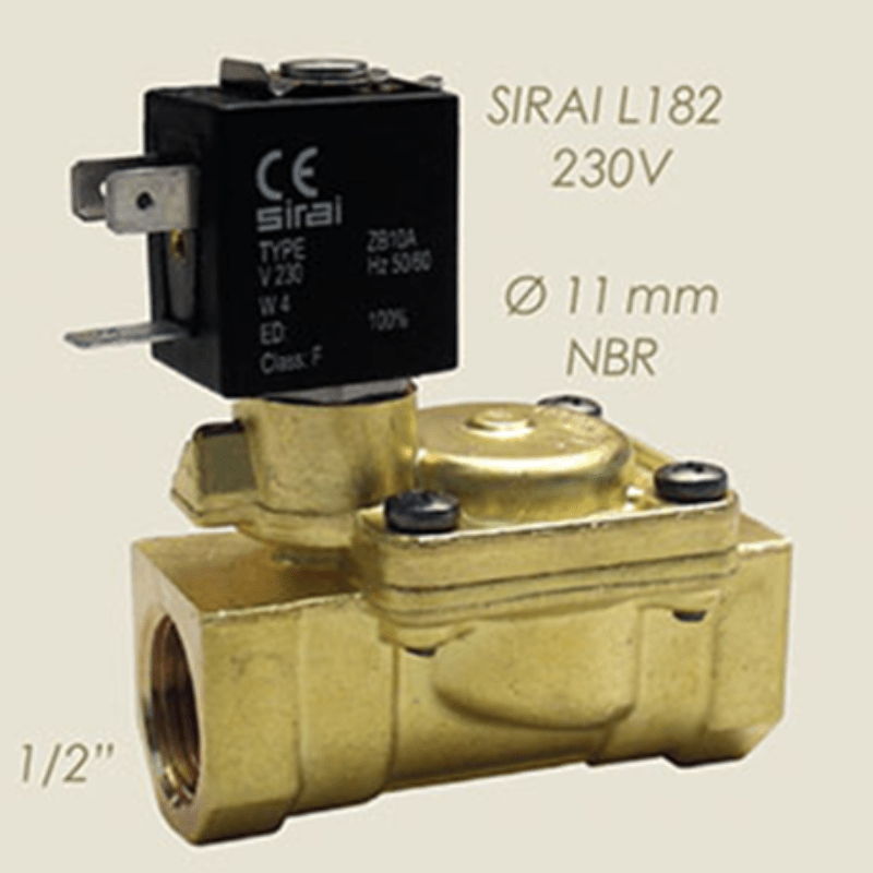 Électrovanne Sirai L182-1-2-F-F eau 220V